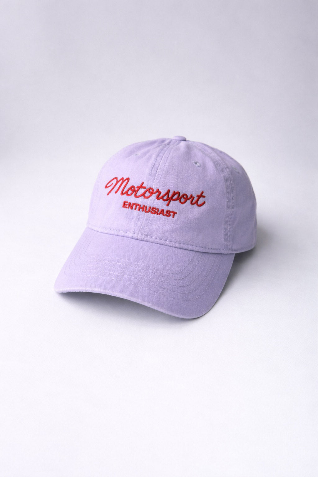 Chassey Motorsport Enthusiast lavender cap with red embroidery